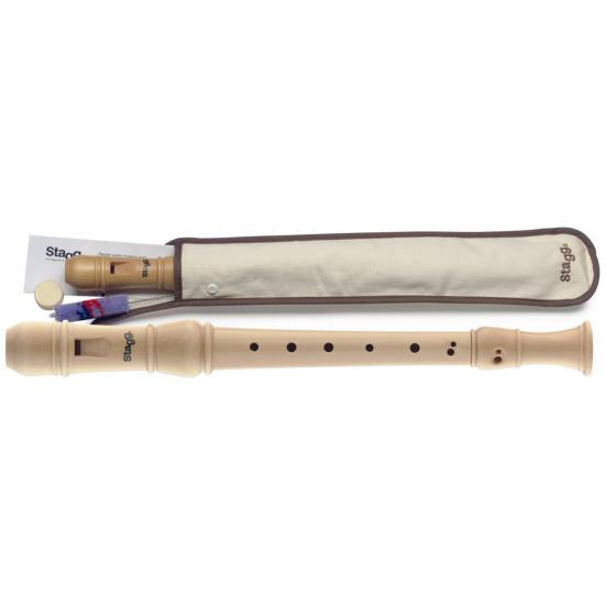--- DISCONTINUE ---Stagg REC-BAR/WD > Flute a bec d'etude en erable > Doigte baroque