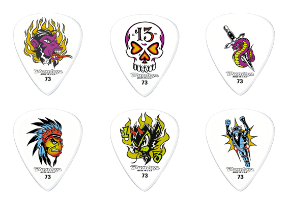 Dunlop BL100T73 - boîte de 6 alan forbes blackline 073mm