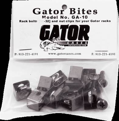 Gator GA-10 - sachet 10 vis  ecrous / flight