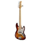 Marcus Miller V7 Swamp Ash 5 TS Tobacco Sunburst - Basse électrique 5 cordes