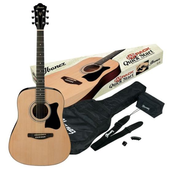 --- DISCONTINUE ---pack guitare folk Ibanez V50NJP-NT