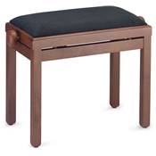 Stagg PB39 MHM VBK - Banquette de piano acajou assise noir