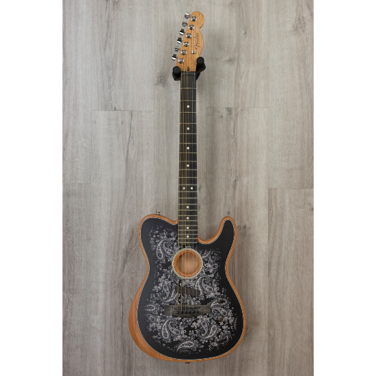 Fender Acoustasonic Telecaster Black Paisley