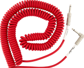 Original Series Coil Cable, Straight-Angle, 30', Fiesta Red