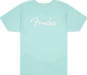 Fender Spaghetti Logo T-Shirt, Daphne Blue, XL