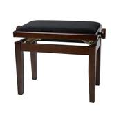 Gewa Banquette de piano noyer mat velours noir