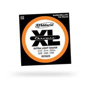 D'Addario ECG23 - Cordes électrique Chromes Stainless Steel 10-48