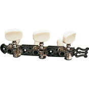 Yellow Parts EZ1778N - Mécaniques Classique Platine Nickel Lyre Boutons Plastique