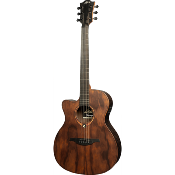 guitare electro-acoustique lag guitare acoustique sauvage auditorium pan coupé électro gaucher
