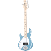 basse electrique sterling by music man stingray 5 ray5 left-handed chopper blue