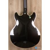 Guitare électrique d'Angelico Premier DC Black Flake