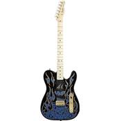 Fender James Burton Telecaster Maple Fingerboard, Blue Paisley Flames