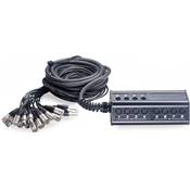 Stagg NSB-05/16X4XR - Boitier multicâbles 16 XLR Mal / 4 XLR Fem - 5M