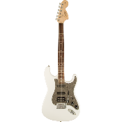 --- DISCONTINUE ---Squier Affinity Stratocaster HSS Olympic WHITE - guitare Electrique