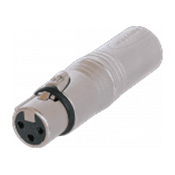 --- DISCONTINUE ---Neutrik NA3FM - adapt. xlr m/f 3 pôles