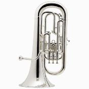 Besson PRODIGE BE165 - Euphonium 4 pistons (3) argenté avec étui sac à dos rigide