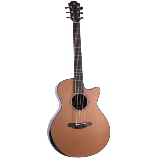 Guitare electro-acoustique furch yellow deluxe grand cw cm lrb1