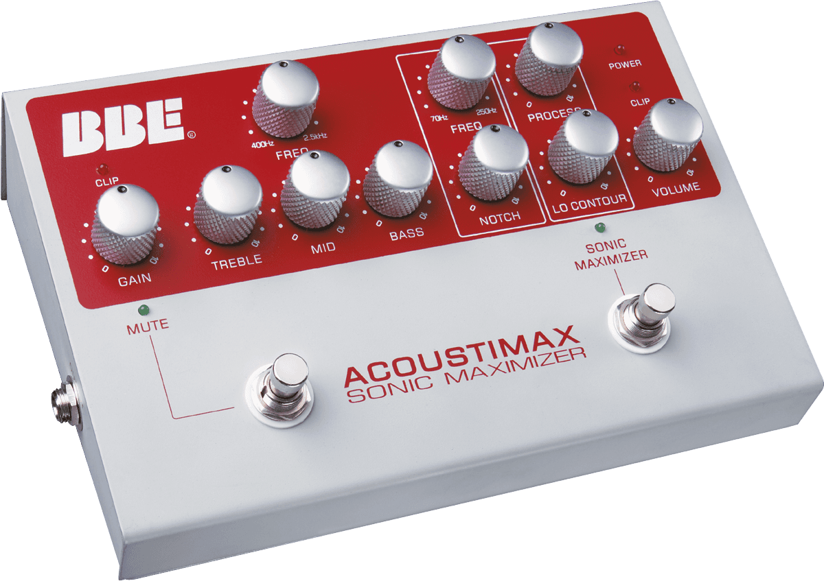 --- DISCONTINUE ---BBE ACOUSTIMAX - PEDALE preampli acoustique