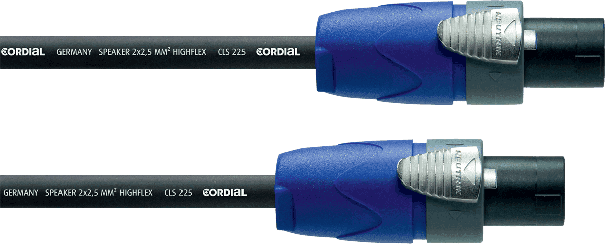 Cordial CPL5LL2 - câble hp speakon/speakon 2 points 5m