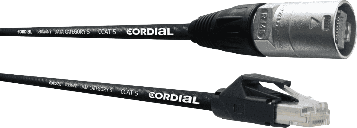 --- DISCONTINUE ---Cordial CSE2.5NH5 - câble réseau cat5 ethercon/rj45 2,5m