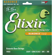 Elixir 14502 - acoustic bass ls light 45-100