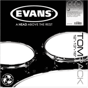 Evans TPG2CLRR - tom pack g2 clear rock