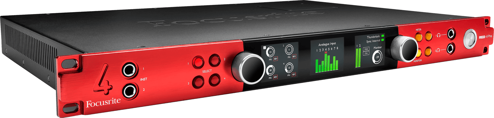 Focusrite RED-4PRE - interface thunderbolt 58 in / 64 out