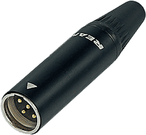 Neutrik RT4MC-B - fiche mini xlr 4 pôles mâle