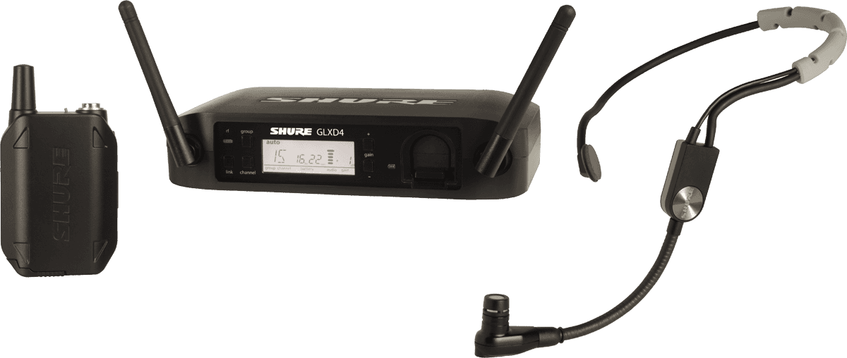 --- DISCONTINUE ---Shure GLXD14E-SM35-Z2 - syst hf 2.4ghz serre tete