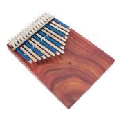 Kalimba électro Hugh Tracey Alto Celeste 15 Notes Board-Resonator