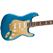 --- DISCONTINUE ---Guitare électrique Squier 40th Anniversary Stratocaster, Gold edition LPB