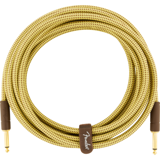 Deluxe Series Instrument Cable, Straight/Straight, 15', Tweed