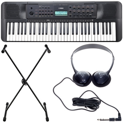 --- DISCONTINUE ---Yamaha PSR-E273 - pack clavier arrangeur avec Stand en x et casque
