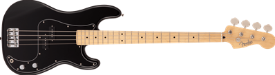 Made in Japan Hybrid II P Bass, Maple Fingerboard, Black