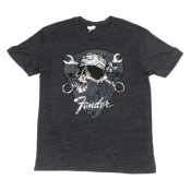 Fender David Lozeau Mechanico T-Shirt, Black, S