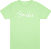 Fender Spaghetti Logo T-Shirt, Surf Green, S