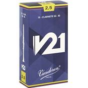 Vandoren CR8025 - V21 force 2.5 - anches clarinette Sib - boite de 10