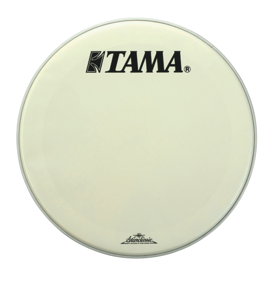 Tama CT20BMOT - peau de résonnance blanche 20 logo Tama Starclassic