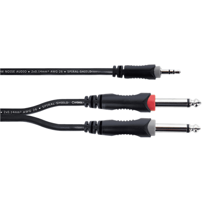 Cable Cordial mini jack stereo 2 jack male mono