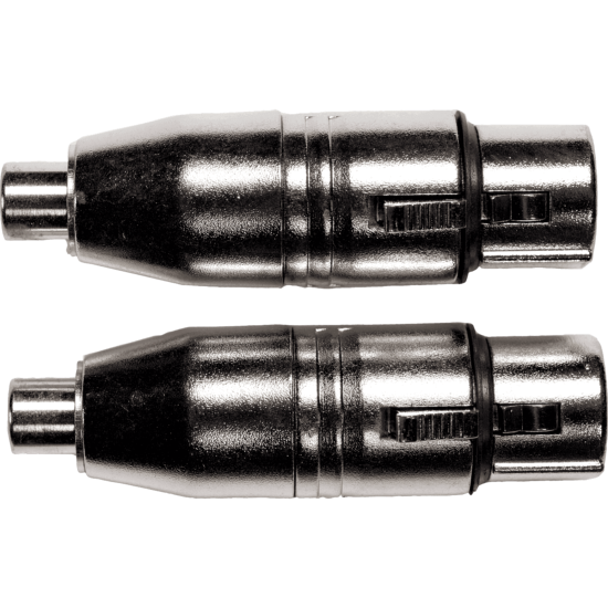 Yellow Cable AD20 - Adaptateur RCA Femelle/XLR Femelle (Par 2 Pièces)
