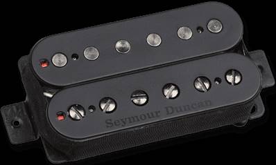 --- DISCONTINUE ---Seymour Duncan PGS-B-P-BMT-6STR - 6 chevalet passif noir métal