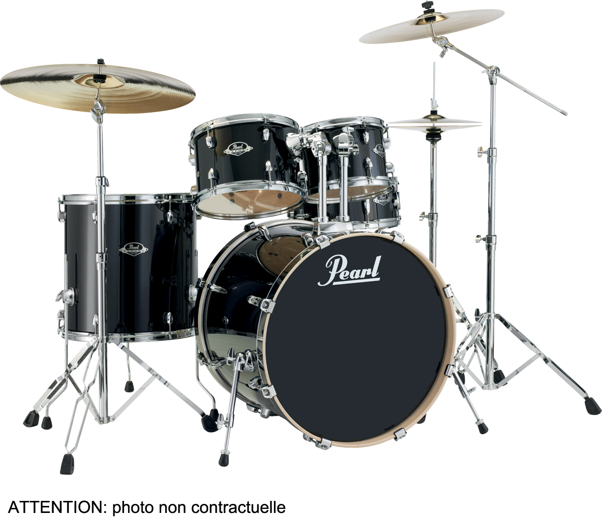 Pearl EXL705C-248 - Export Lacquer fusion 20 black smoke et accessoires - stock B expo magasin