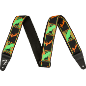 Fender Sangle 2'' Neon Monogrammed Green/Orange