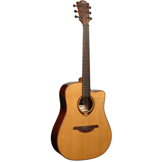 guitare electro-acoustique lag dreadnought cutaway electro