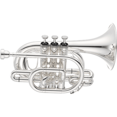 --- DISCONTINUE ---Jupiter JTR710S - trompette de poche Sib argentée