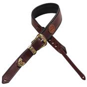 --- DISCONTINUE ---Levy's MSS71GC-BRG Sangle guitare cuir
