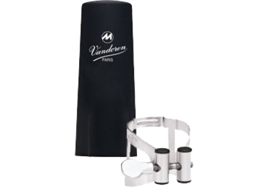 Vandoren M/O Etain LC52PP Ligature avec couvre-bec plastique pour clarinette Mib