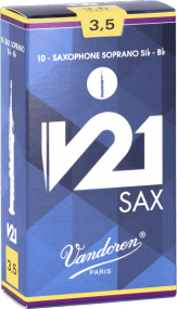 Vandoren SR8035 - V21 force 3,5 - anches saxophone soprano - boite de 10