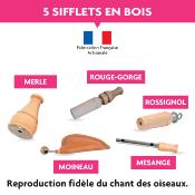 Fuzeau 78321 - Coffret de 5 appeaux Oiseaux de la basse-cour