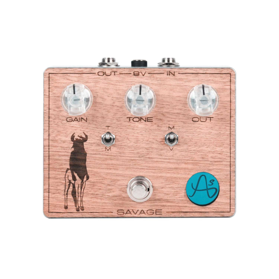 Anasounds Savage Originale mk1 reissue Edition Limitée - Pédale d'effet guitare overdrive